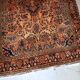 Handmade antique Persian Sarouk rug 3.4' x 5.3' (103cm x 161cm) 1920s -1B699
