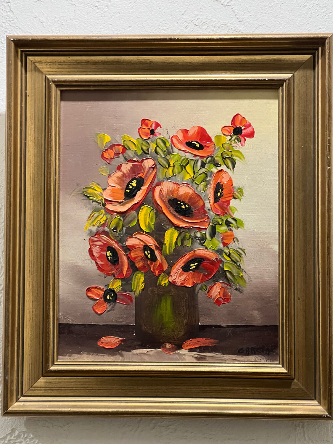 Still Life A Vase with Poppies