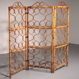Vintage Rattan room divider or room divider made in Italy 1960