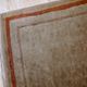 Chinese vintage carpet Art Deco handmade 64cm x 97cm 1970s