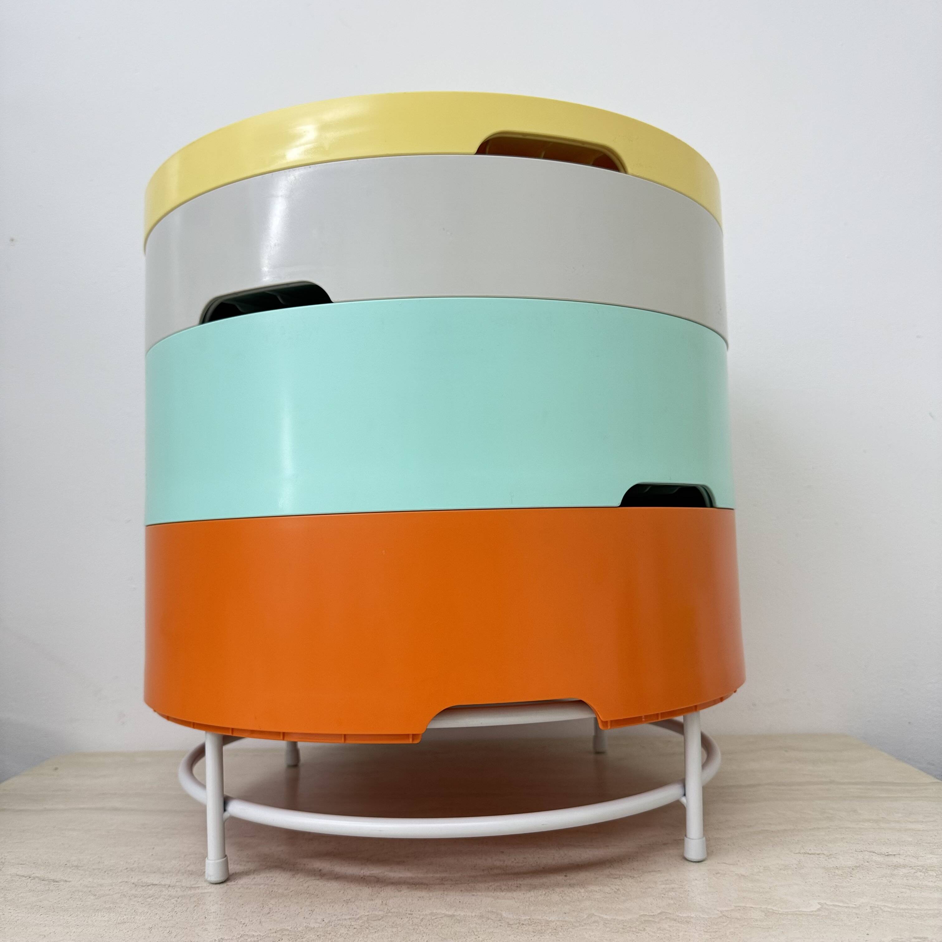 Vintage Ikea modulair side table by Richards Brill en A. Williams