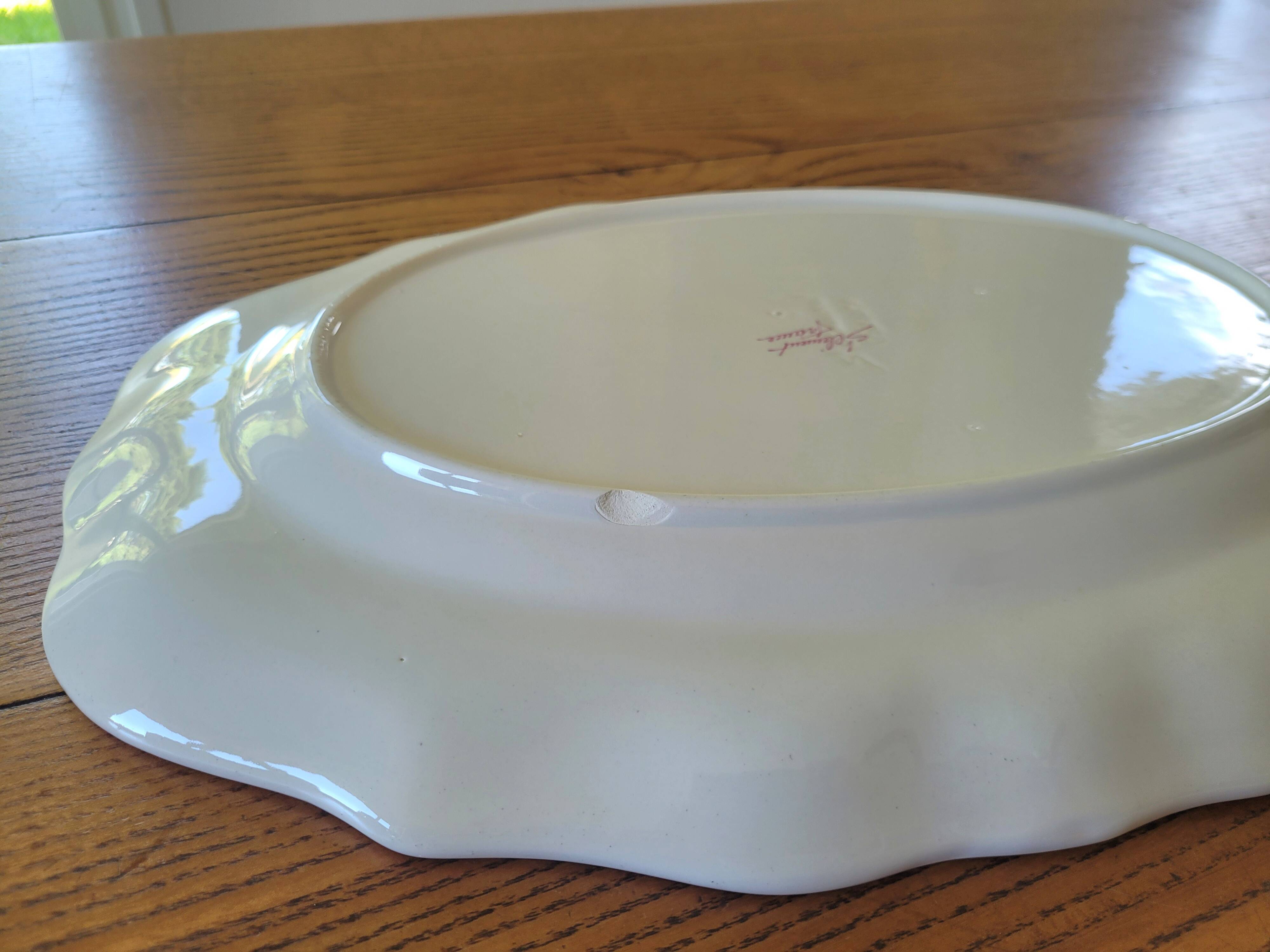 Large earthenware dish "Streetlight" St. Clement