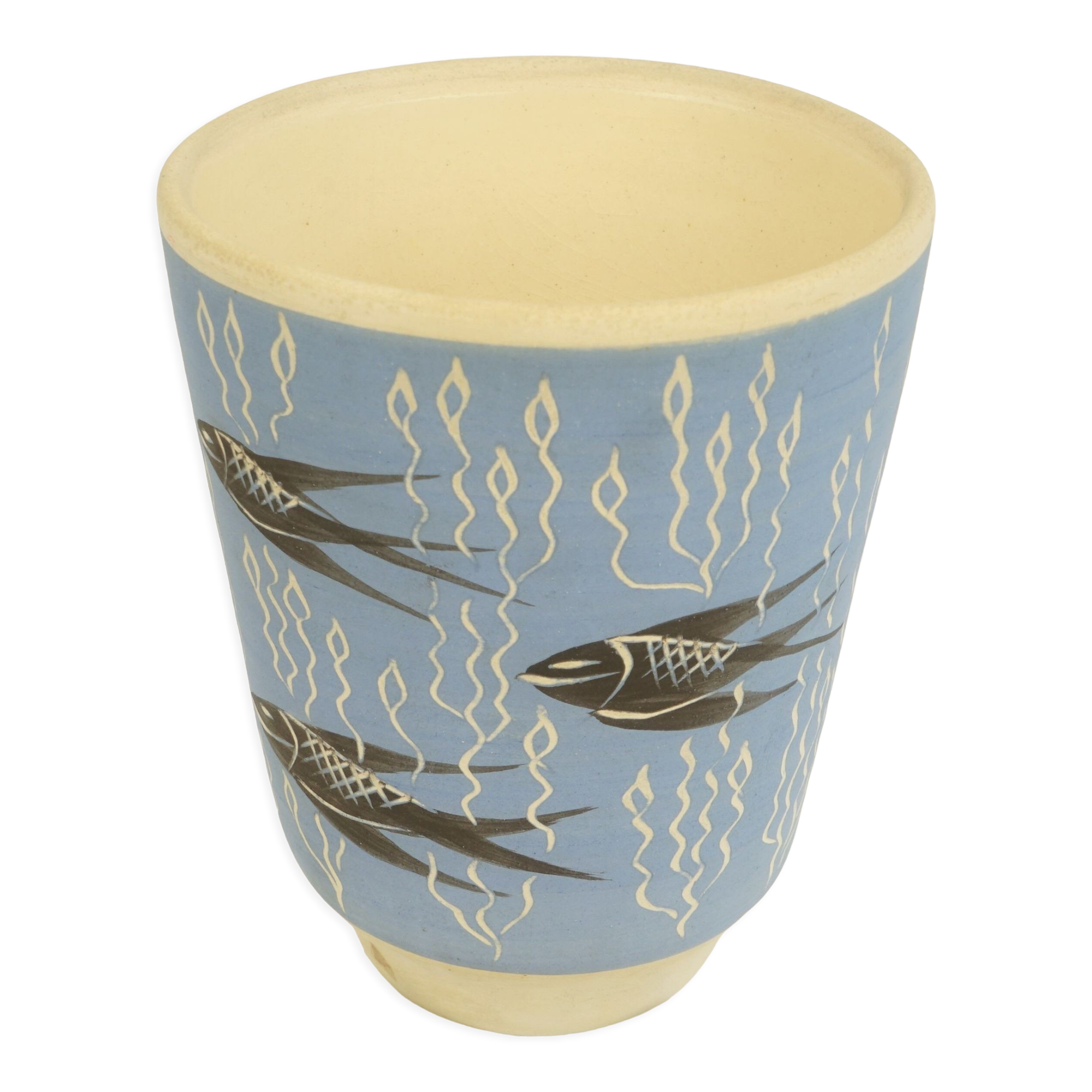 Vase céramique Bernard Moss Mevagissey pottery, Angleterre