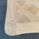 Louis XV extendable dining table, renovated, oak, 120-200cm, 19th century.