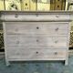 Commode en chêne massif Louis Philippe aéro gommée 19eme
