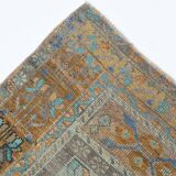 4x7 Vintage Light Orange & Brown Persian Rug, 133x213Cm