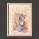 Flower Bouquet from the 1920s, Oil on Canvas, 28 x 38 cm