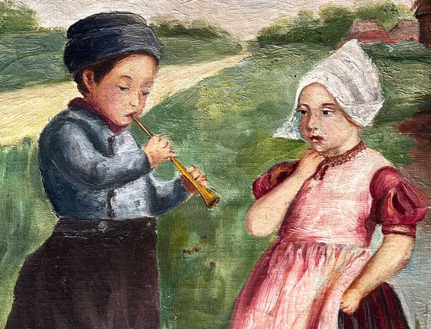 "Un air de pipeau devant le moulin"