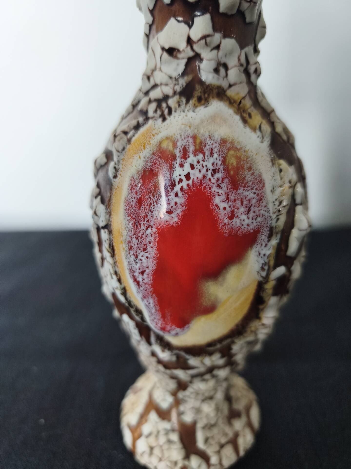 Vase fat lava, années 70
