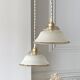 Art Deco granite pendant light