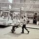 Little Italy – NYC 1964 A lively and spontaneous street scene.