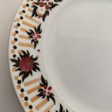 Lot de 2 plats ronds et un saladier Orchies Nord, modèle Henriette