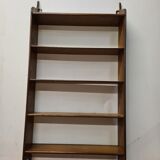 Oak wall bookcase shelf