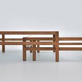 Jean-Michel Wilmotte “Silène” nesting coffee tables Ca. 1977.