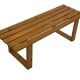 Banc scandinave en pin à lattes, années 1960