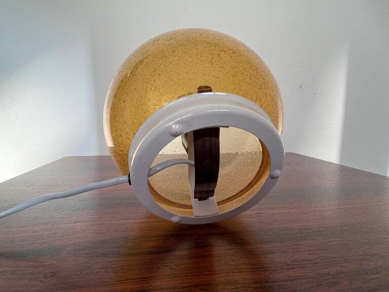 Design mid century artglass Table Lamp, 1980s - Czechoslovakia