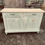 Carved flowered sideboard
