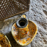 Bougeoir vintage en céramique