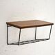 Swedish metal and teak hanging bedside table