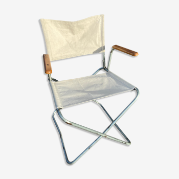 Folding fabric chair