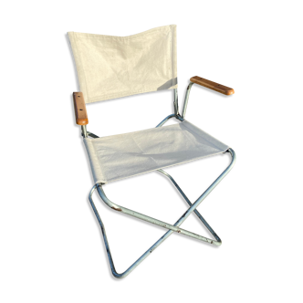 Chaise pliante en tissu