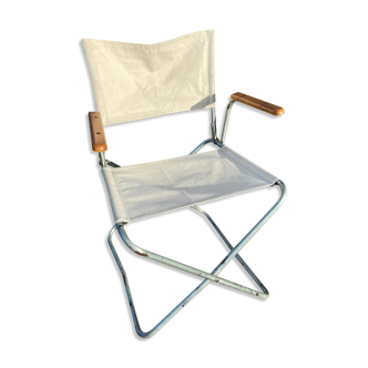 Folding fabric chair