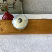Coat rack hook wood and zinc vintage 50'