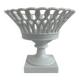 Navette Cup, footed cup, late 19th century, Empire Style, Porcelain