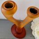 Vintage Candle Holder "Caution Curves" 1980s