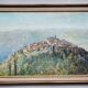Peinture à l'huile de M. Burvenich