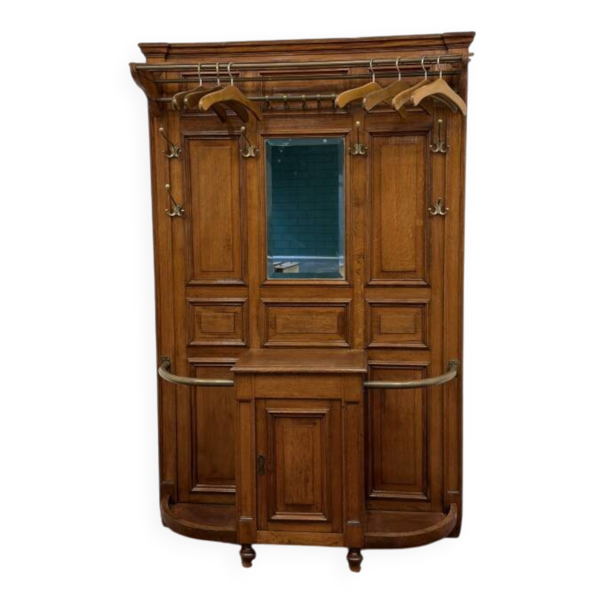 Classic English Wardrobe Coat Rack