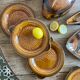 Set of 6 vintage Sarreguemines plates in the shape of fish