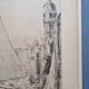 Gravure au burin - Le départ du voilier - Herbert Lespinasse (1884-1972)