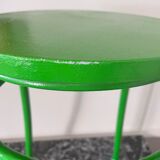 Metal and wood stool