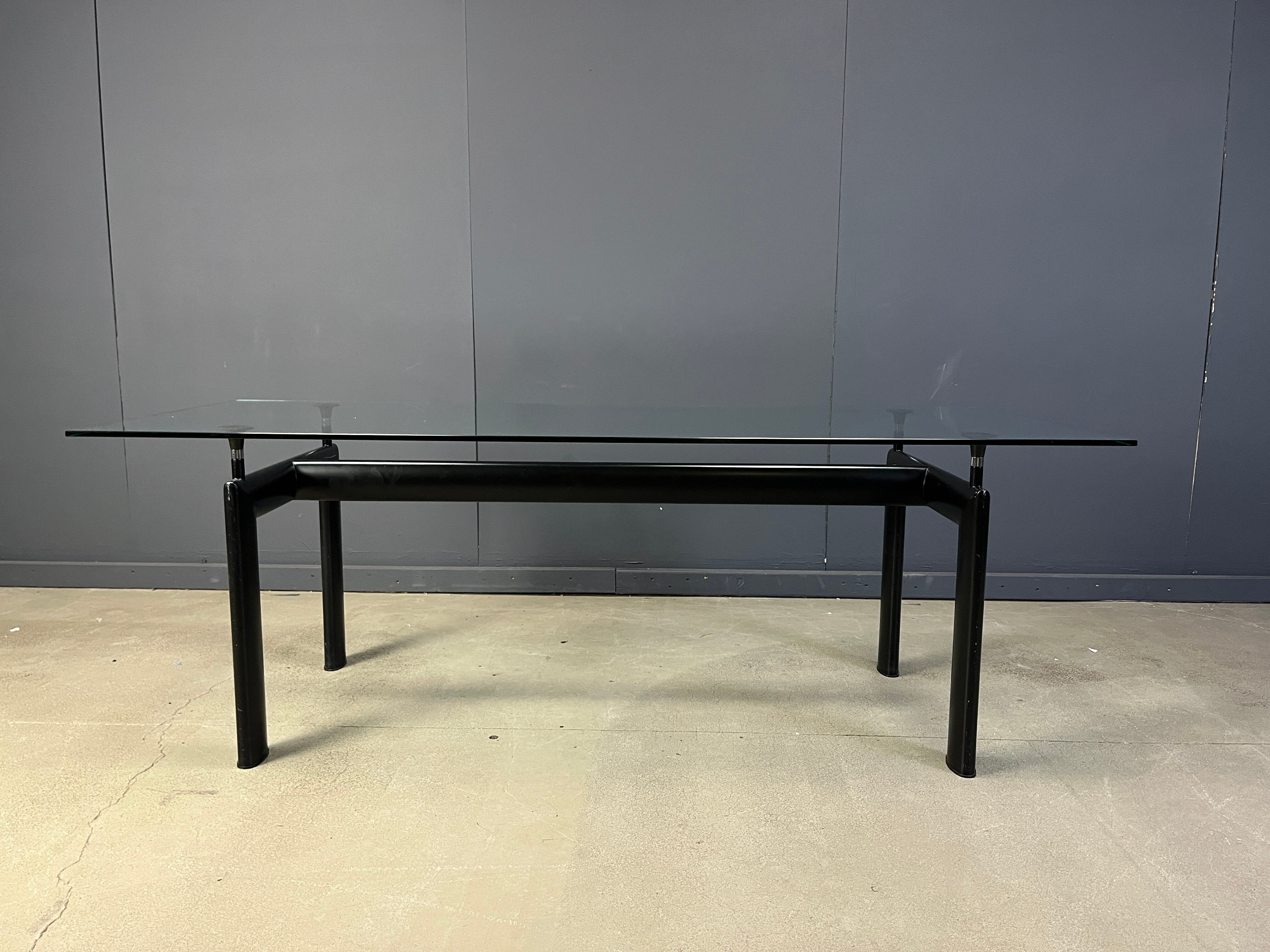 Vintage LC6 dining table by Le Corbusier for Cassina, 1990s