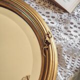 Round beveled mirror