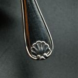 12 silver metal cake forks model louis xv style shell