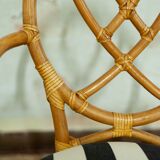Vintage bamboo chairs, 1970s, set of 6