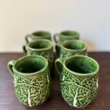 Vintage 50s-60s cabbage-shaped slushie coffee cups