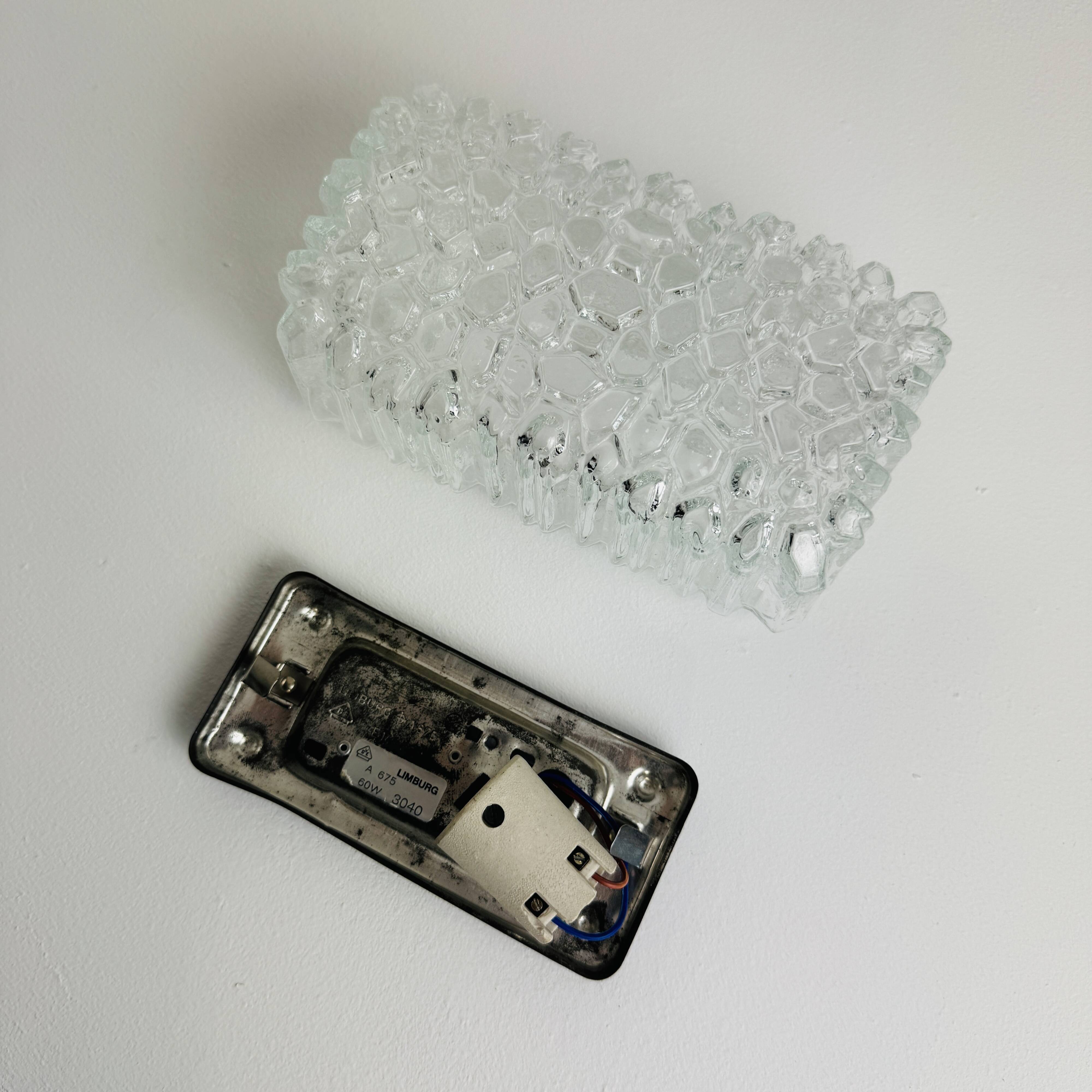 OLD SMALL "LIMBURG" VINTAGE WALL LIGHT