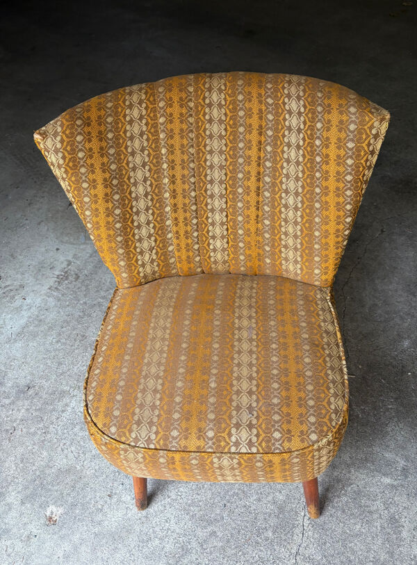 Paire de fauteuil cocktail scandinave années 50-60