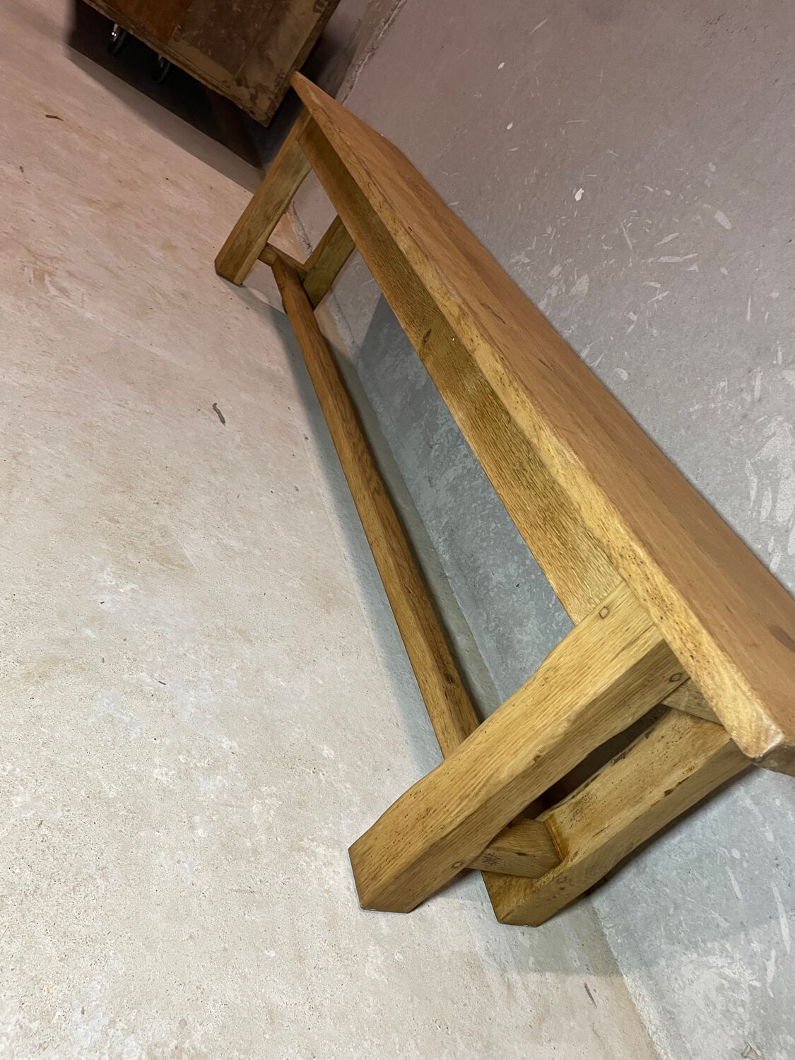 Long oak bench - authentic chic country spirit