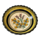 Dish henriot quimper flowers decoration hand