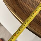 Bamboo and brass “boat” basket 1970