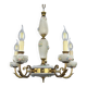 Capodimonte Art Nouveau Vintage Chandelier, 1930s