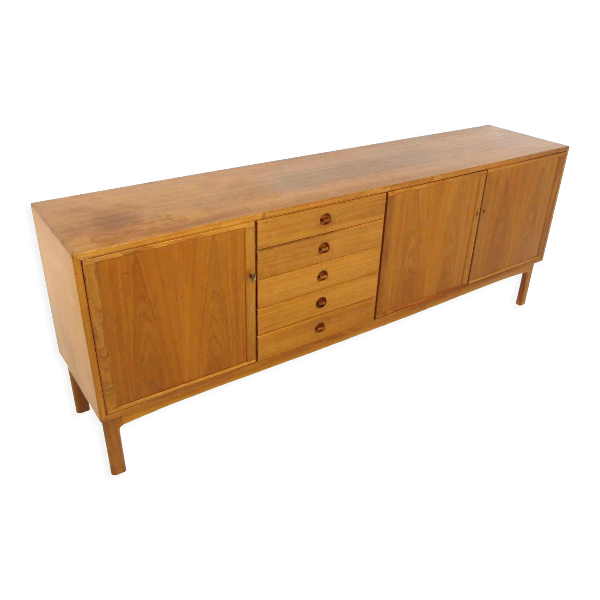 Scandinavian walnut sideboard, Skaraborgs Möbelindustri, Sweden, 1960