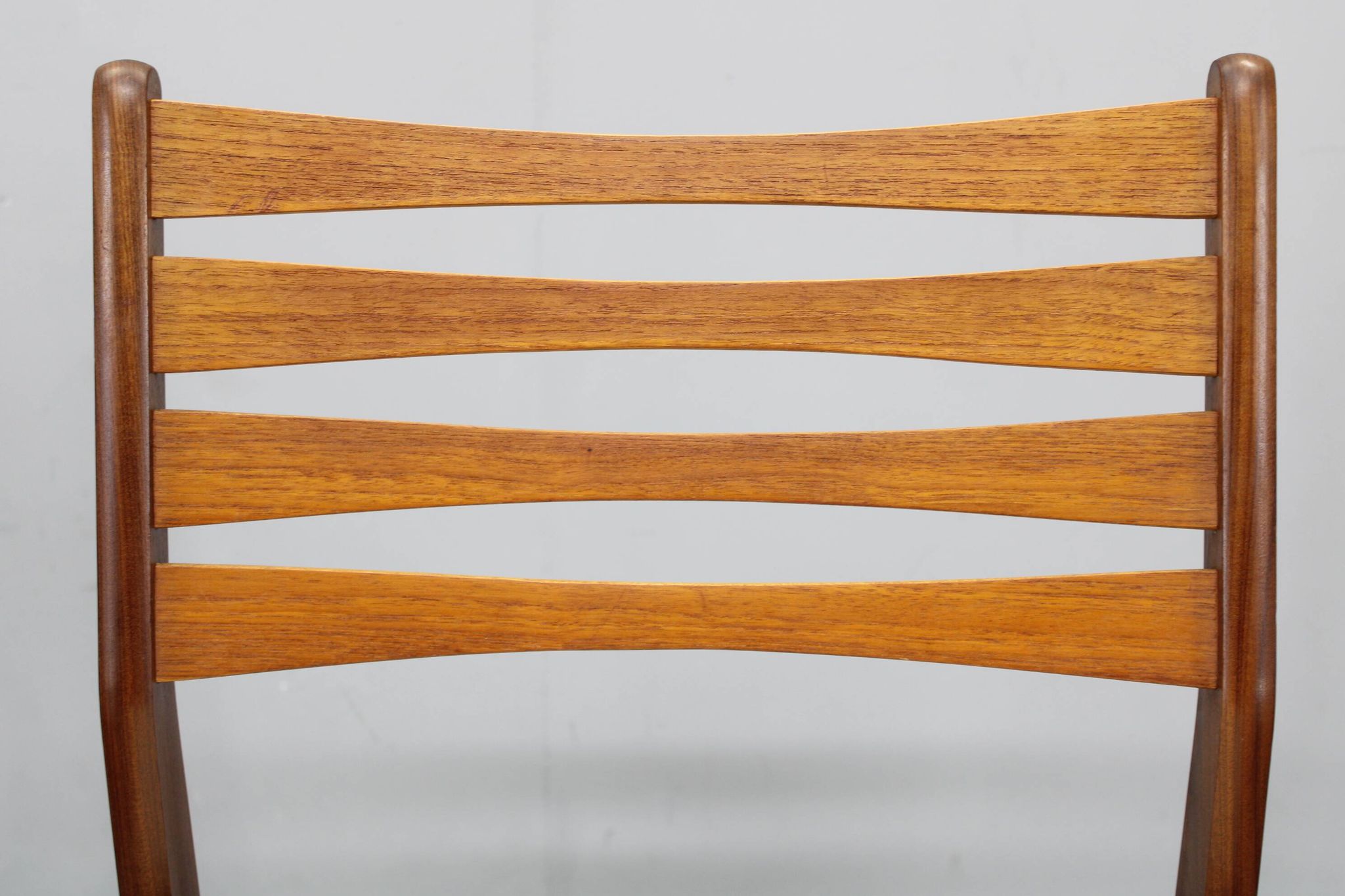 Set of six Danish mid-century teak dining chairs, Denmark, 1960s