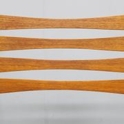 Set of six Danish mid-century teak dining chairs, Denmark, 1960s