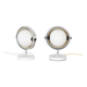 Pair of 2 very rare Moonlight table lamps/duo by Flemming Brylle, 1960s.