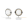 Pair of 2 very rare Moonlight table lamps/duo by Flemming Brylle, 1960s.